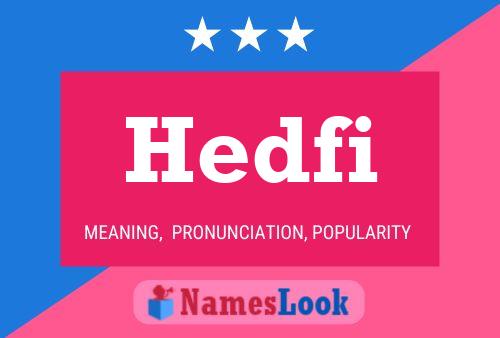 Poster del nome Hedfi