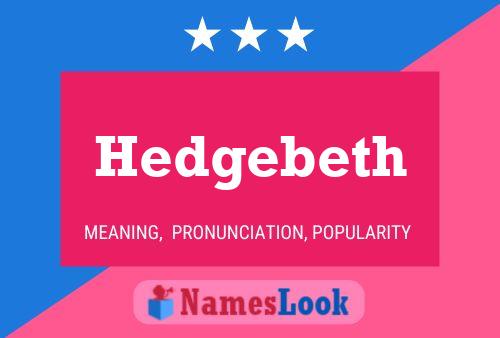 Poster del nome Hedgebeth