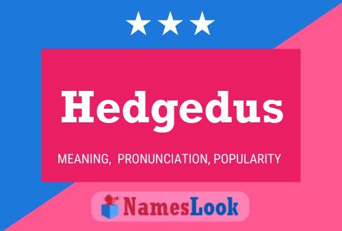 Poster del nome Hedgedus