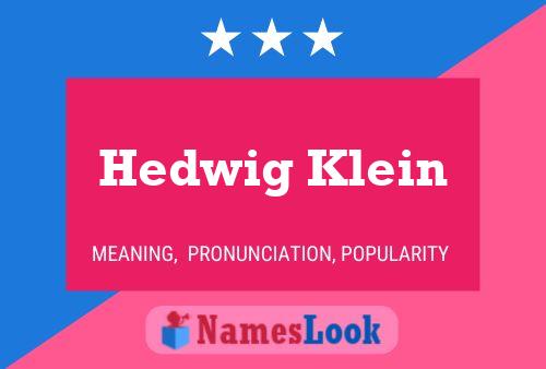 Poster del nome Hedwig Klein