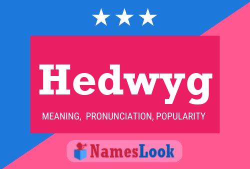 Poster del nome Hedwyg