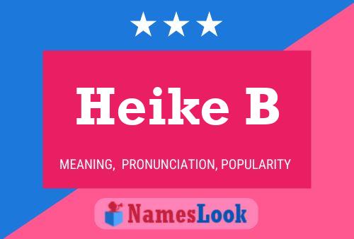 Poster del nome Heike B