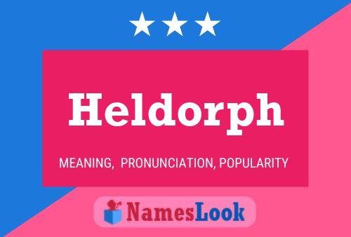 Poster del nome Heldorph