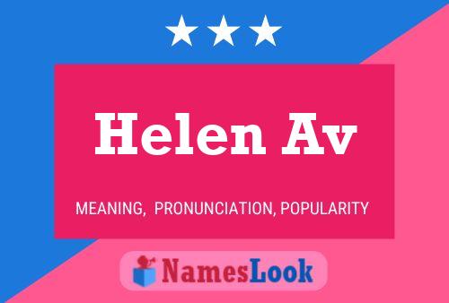 Poster del nome Helen Av