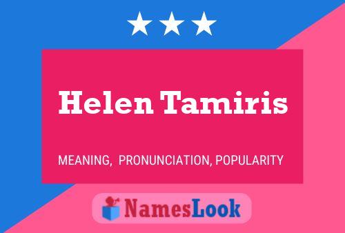 Poster del nome Helen Tamiris