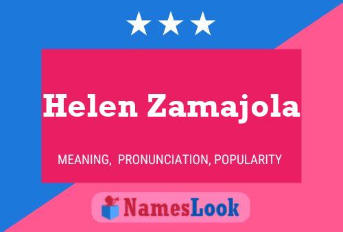 Poster del nome Helen Zamajola