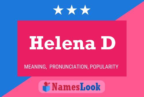 Poster del nome Helena D