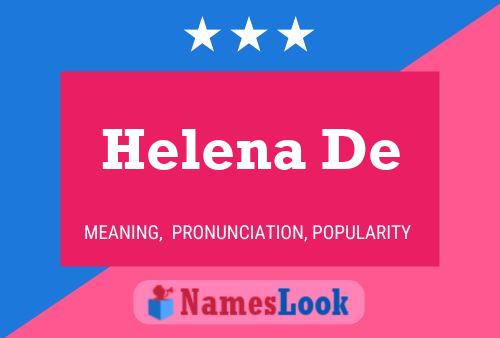 Poster del nome Helena De