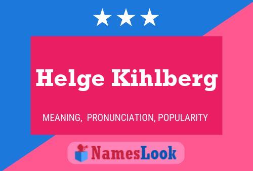 Poster del nome Helge Kihlberg