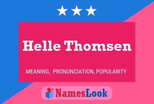 Poster del nome Helle Thomsen