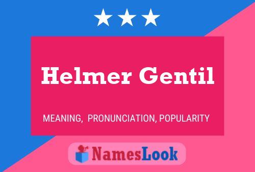 Poster del nome Helmer Gentil