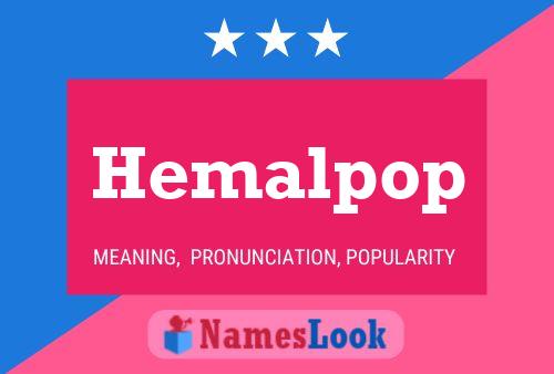 Poster del nome Hemalpop