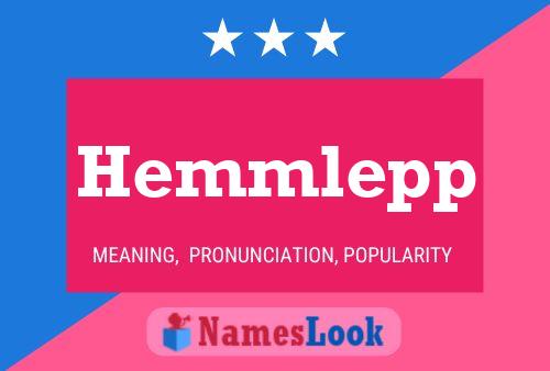 Poster del nome Hemmlepp