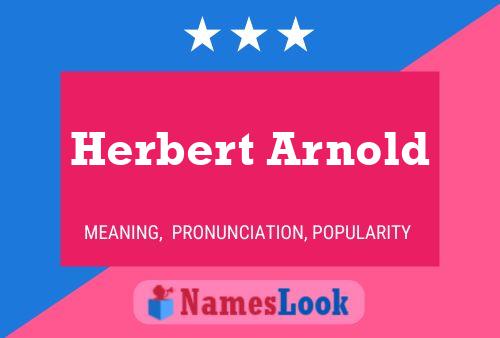 Poster del nome Herbert Arnold