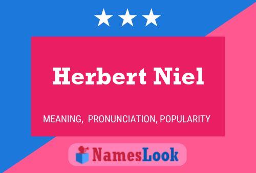 Poster del nome Herbert Niel