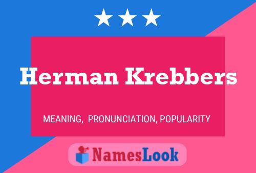 Poster del nome Herman Krebbers