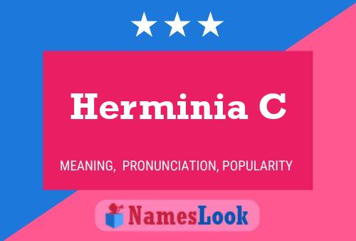 Poster del nome Herminia C