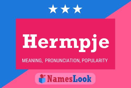 Poster del nome Hermpje