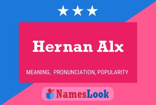 Poster del nome Hernan Alx