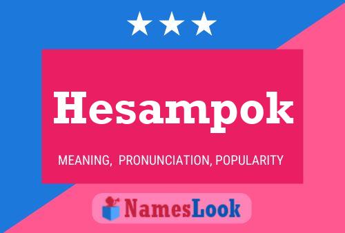 Poster del nome Hesampok