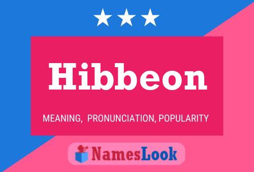 Poster del nome Hibbeon