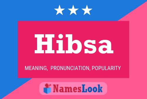 Poster del nome Hibsa