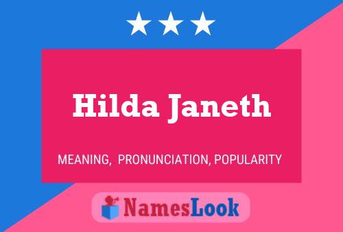 Poster del nome Hilda Janeth