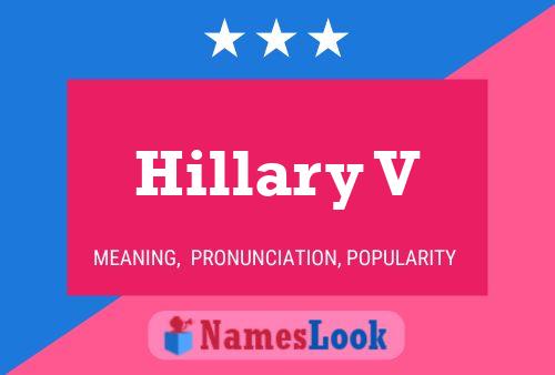 Poster del nome Hillary V