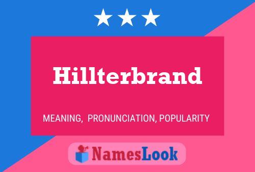 Poster del nome Hillterbrand