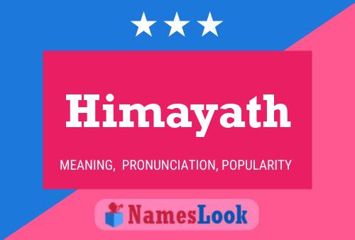 Poster del nome Himayath