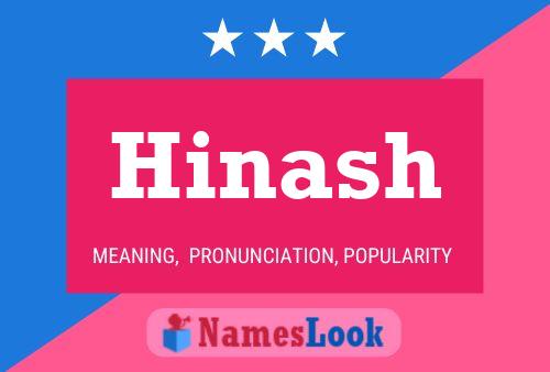 Poster del nome Hinash