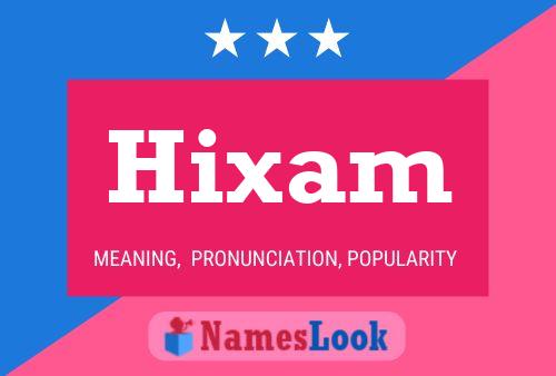 Poster del nome Hixam