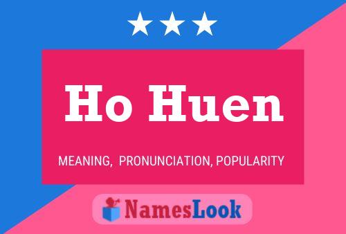 Poster del nome Ho Huen