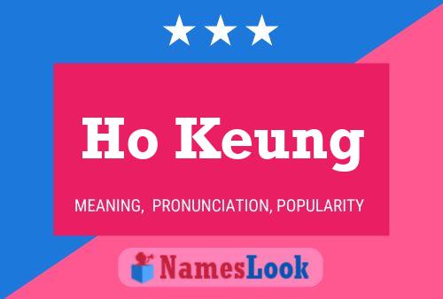 Poster del nome Ho Keung