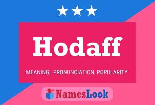 Poster del nome Hodaff