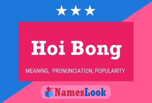 Poster del nome Hoi Bong