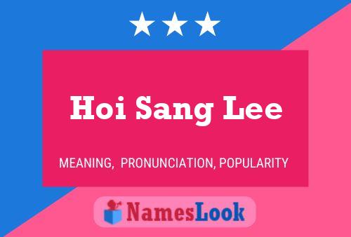 Poster del nome Hoi Sang Lee