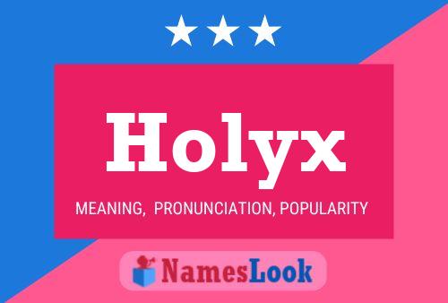 Poster del nome Holyx