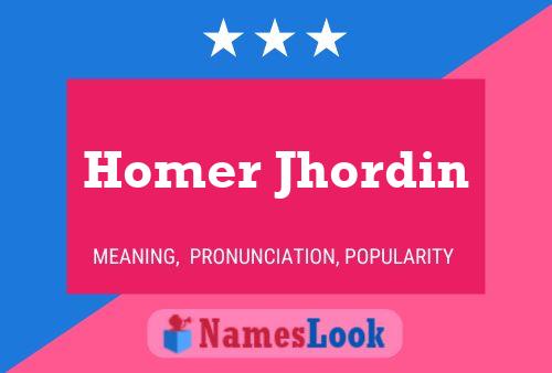 Poster del nome Homer Jhordin