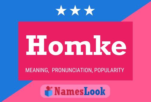 Poster del nome Homke