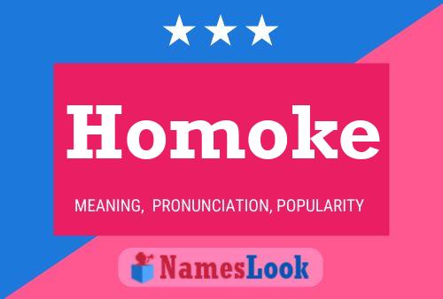 Poster del nome Homoke