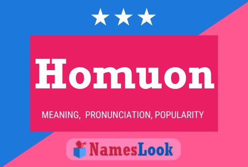 Poster del nome Homuon