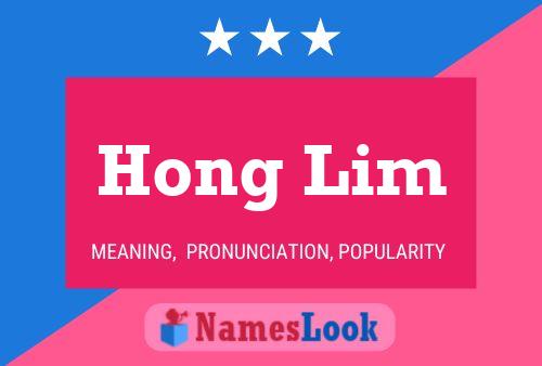 Poster del nome Hong Lim