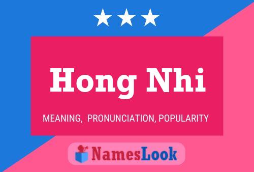 Poster del nome Hong Nhi