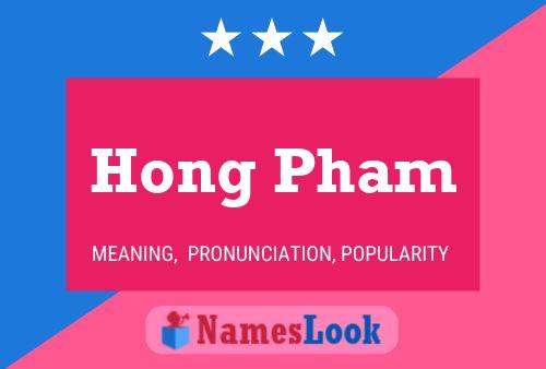 Poster del nome Hong Pham