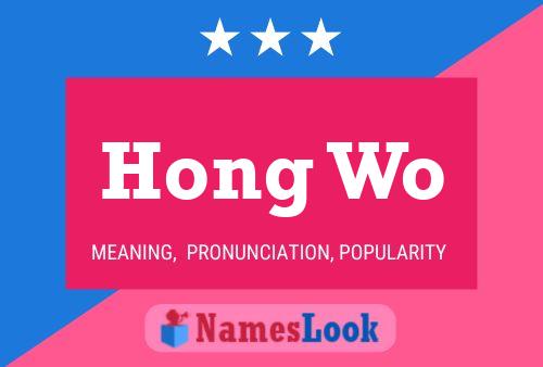 Poster del nome Hong Wo