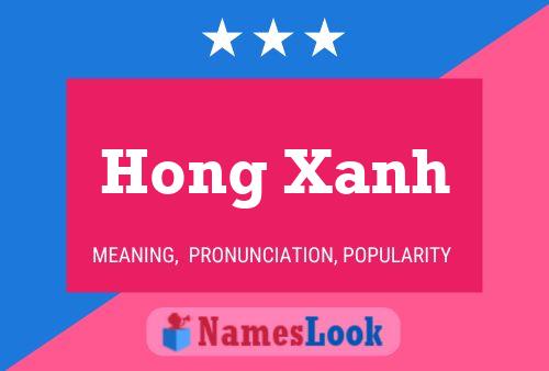 Poster del nome Hong Xanh