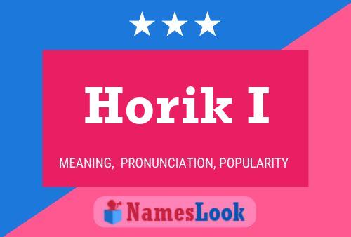 Poster del nome Horik I