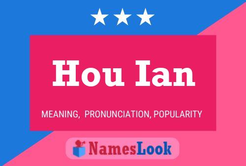 Poster del nome Hou Ian