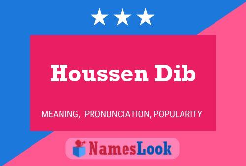 Poster del nome Houssen Dib